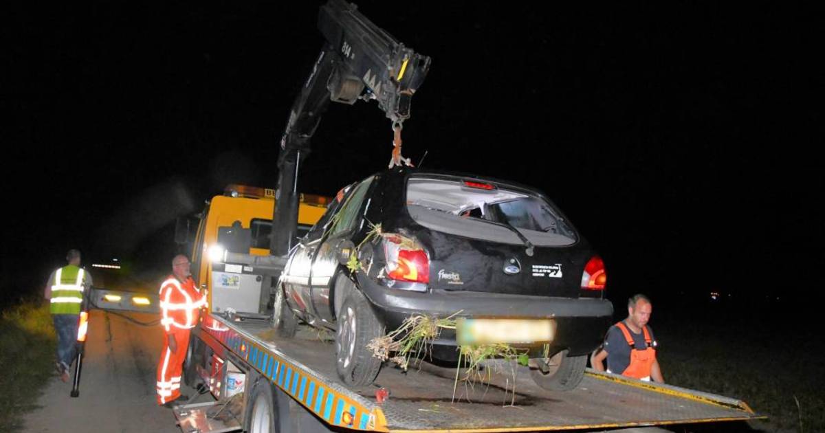 Automobilist gewond bij eenzijdig ongeval Aardenburg.