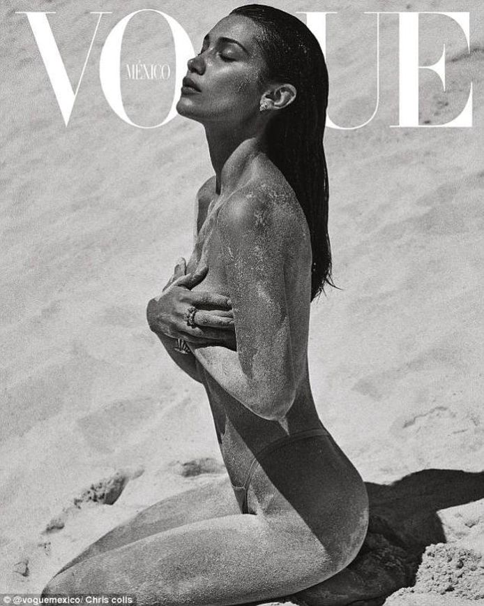Bella Hadid voor Vogue.