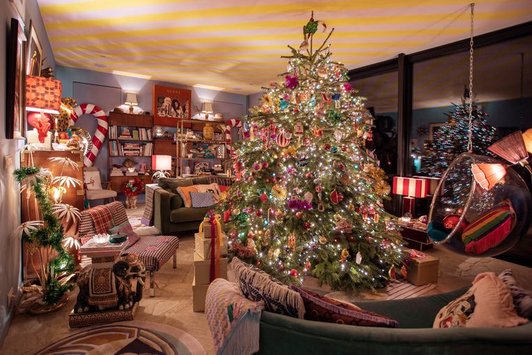 Deze echt álles uit de kast om de in te halen: 'In onze kerstboom hangen zo'n 500 ornamenten'