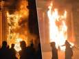 Des manifestants mettent le feu à l’entrée de la mairie de Bordeaux: “Un acte criminel”