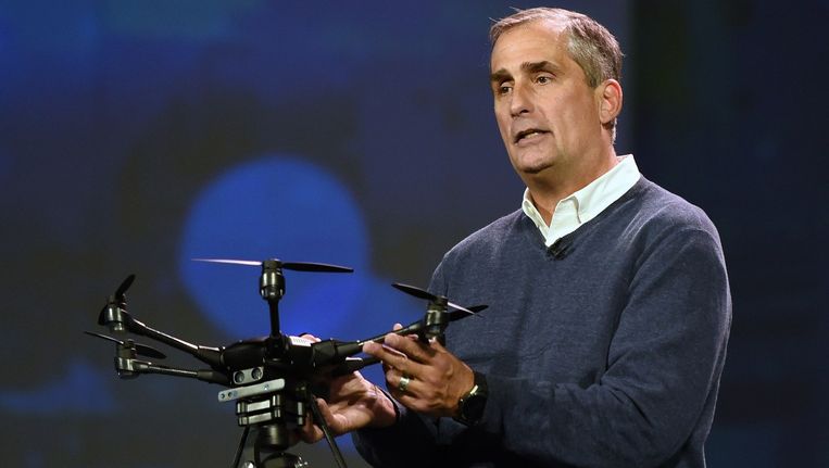 CEO Brian Krzanich van Intel Beeld AFP
