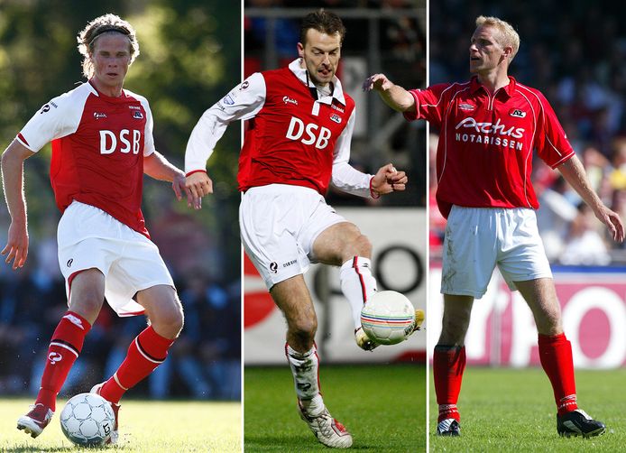 Vlnr: Kees Luijckx (2009), Barry Opdam (2008) en Barry van Galen (2004).