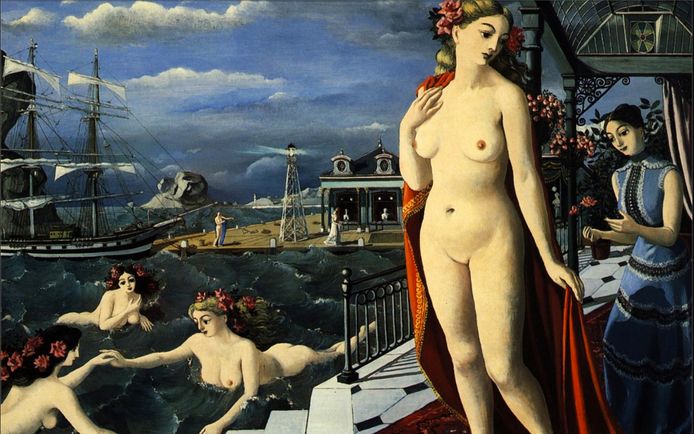 Het schilderij 'La naissance de Venus' van Paul Delvaux uit 1947. Dat ruim 2.300 kunstwerken die eigendom zijn van de Vlaamse overheid nu onvindbaar zijn, is onder meer te wijten aan het feit dat de overheid slordig omsprong met haar patrimonium, maar ook aan de overheveling van de bevoegdheid cultuur naar de gemeenschappen.
