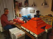 Mensen worden creatief in crisistijd: Doesburger bouwt Lego-paleis