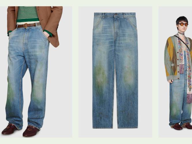 Farmer chic? Gucci verkoopt vuile jeansbroek met stevig prijskaartje