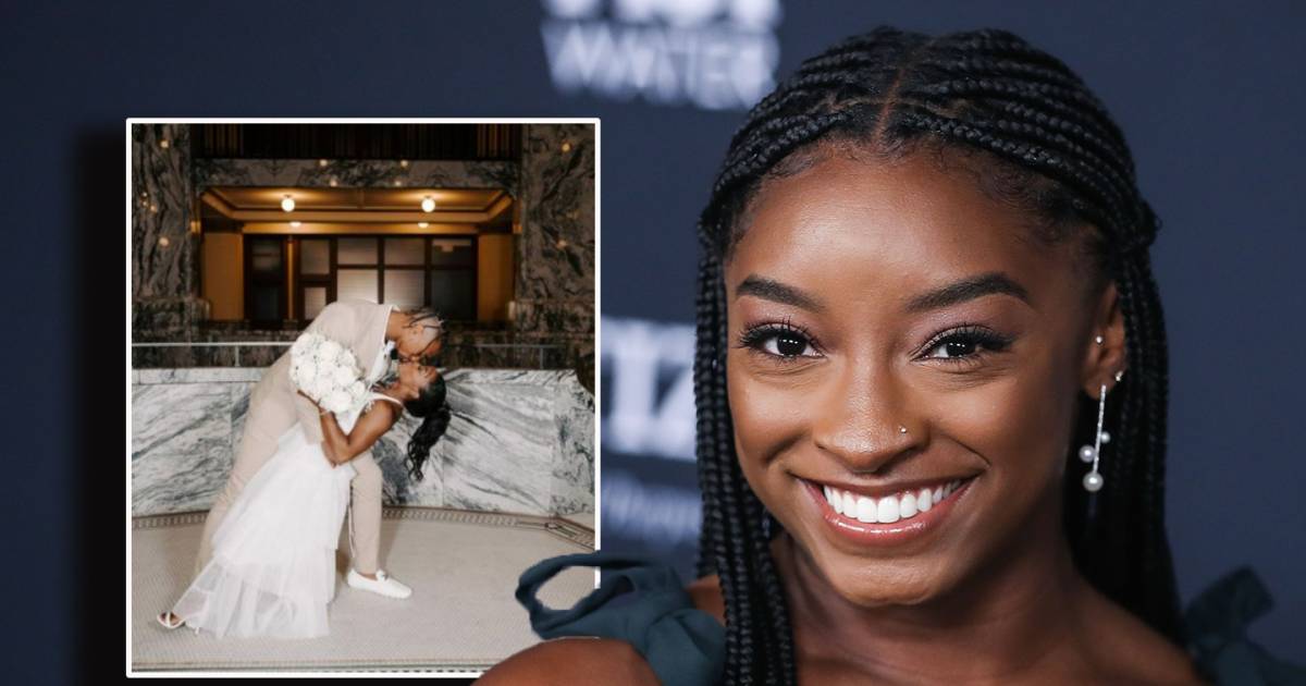 Gymnastics legend Simone Biles marries NFL player Jonathan Owens |  sports