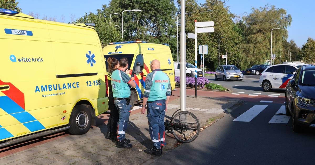 Fietser aangereden op Santpoortse Dreef