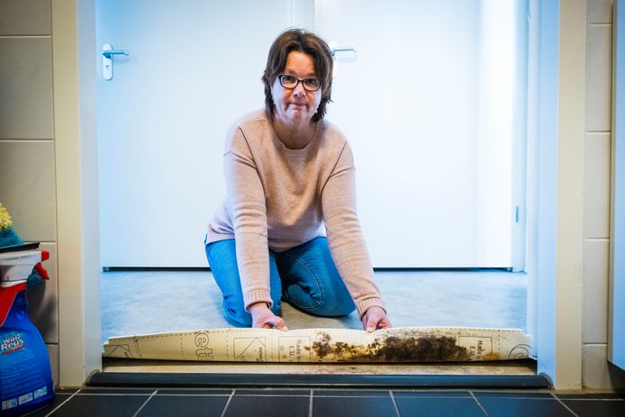 Tea Basch-Van Seters (54) en haar buren zijn ten einde raad, door de schade door een lekkage in hun huurwoningen in Sliedrecht, waar zij helemaal niets aan konden doen. ,,Wanneer komt er nu eens een oplossing? Wij kunnen dit niet betalen!”