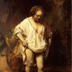 Voor de badende Callisto liet Rembrandt zijn geliefde, Hendrickje Stoffels model staan, die net als Callisto werd verstoten