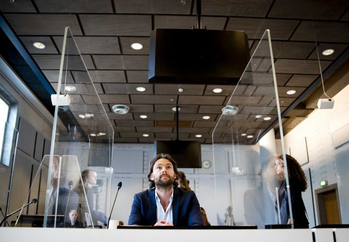 Jasper Otting, directeur van BigGym, in de rechtbank.