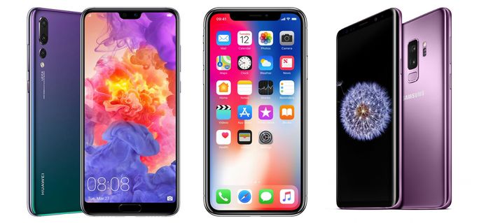 Apple en Samsung krijgen steeds duchtiger concurrentie in het high-end smartphone segment