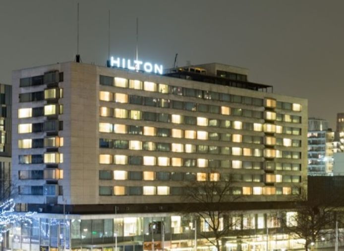 Hilton Hotel in Rotterdam.