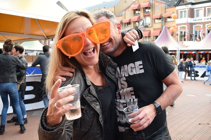 Koningsdag op de Markt in 2019.