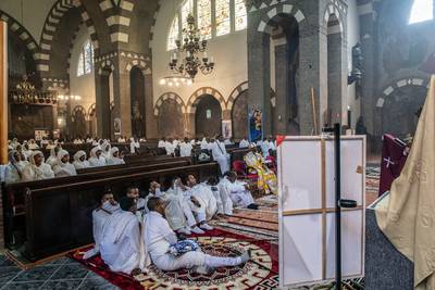 Eritrese gemeenschap vindt onderdak in Heilige Bartholomeuskerk: ‘We willen hier niet meer weg’