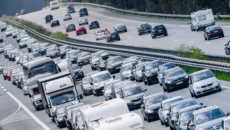De Duitse Autobahn. Beeld EPA