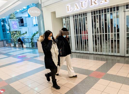 Heel wat winkels in Canada zijn momenteel gesloten door de coronapandemie. 