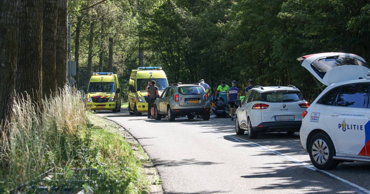 Traumahelikopter naar Liempde na verkeersongeval.