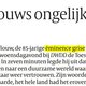 Zelfs éminence grise is aan verandering onderhevig