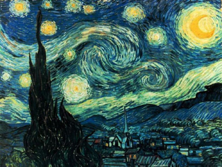 In tegenstelling tot veel impressionistische tijdgenoten, die vooral de zonovergoten parken en boulevards schilderden, zocht Van Gogh vaak de duisternis van de nacht op. Beeld 