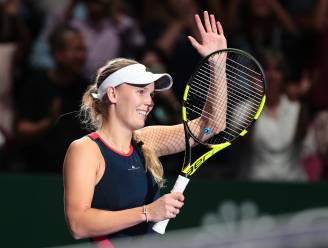 Caroline Wozniacki pakt eerste zege op WTA Finals