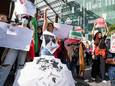 De Iraanse gemeenschap rondom Eindhoven protesteerde op het 18 Septemberplein tegen de onderdrukking in Iran.