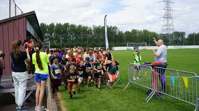 Voor de 5 km waren er dit jaar een negentigtal deelnemers.