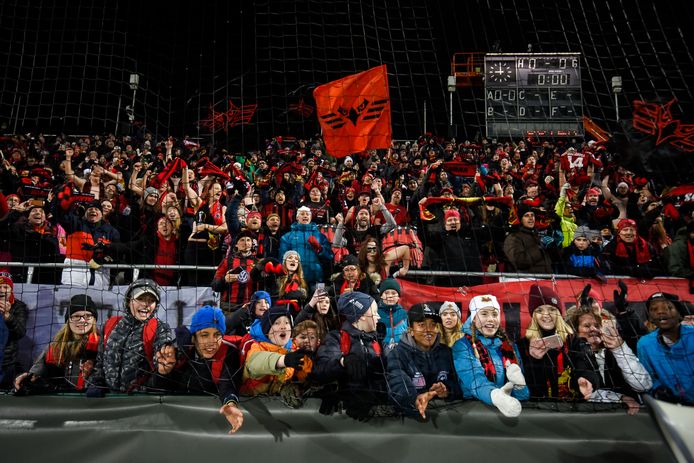 Supporters van Östersunds FK.