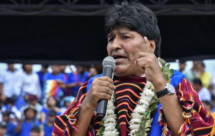 Evo Morales was van 2006 tot 2019 president van Bolivia.