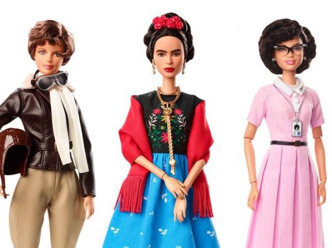 Mattel lanceert Barbie van Frida Kahlo en 13 andere vrouwelijke rolmodellen