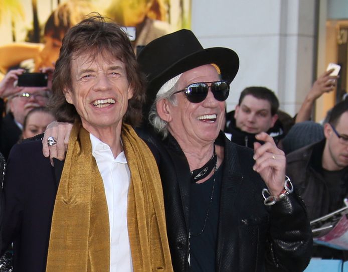 Keith Richards en Mick Jagger