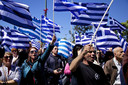Militants du parti néonazi grec Aube dorée (1er mai, Athènes)