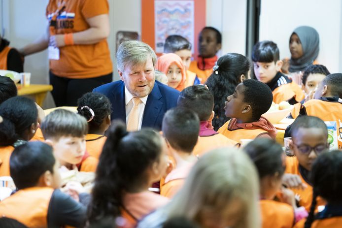 Vorig jaar was de koning in Delft.