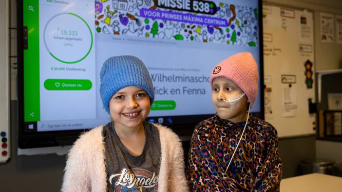 Twee kinderen in de klas met kanker: Helmondse school en ouders halen in één dag 20.000 euro op