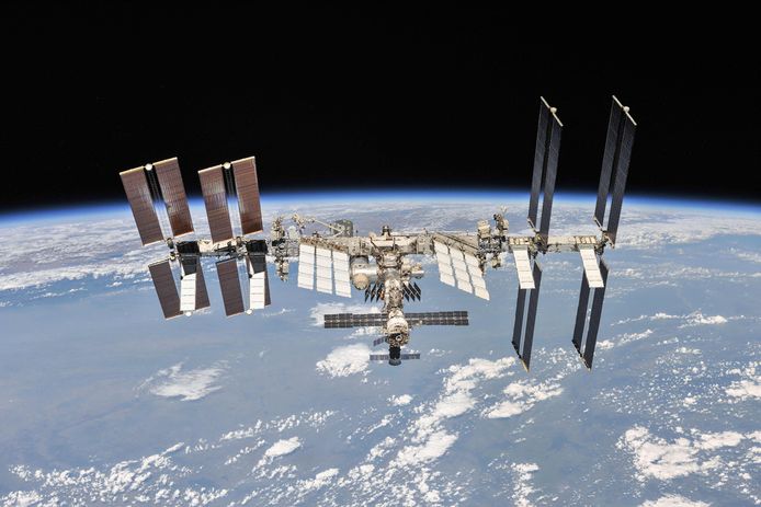Het International Space Center (ISS), hier op een foto uit 2018.