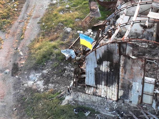 Oekraïense militairen gebombardeerd nadat ze vlag hesen op Slangeneiland