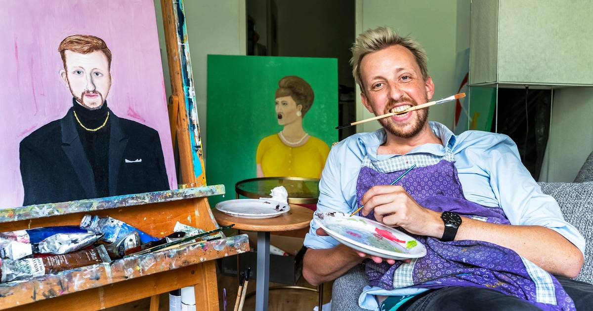 Bijzondere carrièreswitch Stijn van Vliet van Streetlab gaat schilderen Utrecht AD.nl