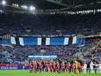 Met zo'n 20.000 fans in Düsseldorf speelde HSV bijna een thuiswedstrijd.