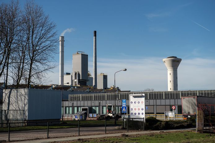 Het bedrijf Isover in Etten-Leur.