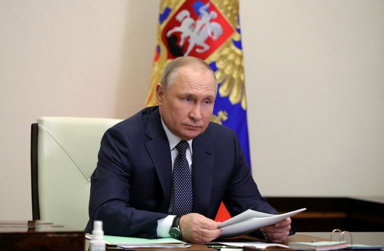 De Russische president Vladimir Poetin. Beeld via REUTERS