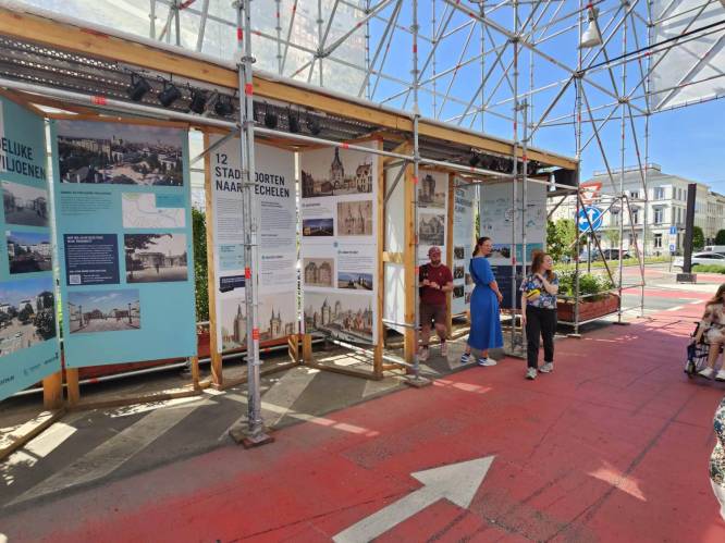 Paviljoenen aan Mercierplein zijn klaar: toekomstbeelden, infopanelen en binnenkort koffie 