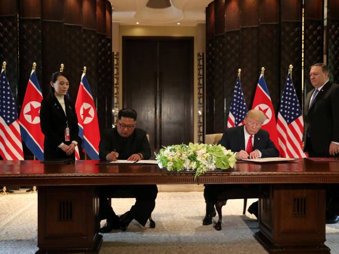 Dit was de ontmoeting tussen Trump en Kim, van handdruk tot ondertekening document: "De wereld zal er anders uitzien"