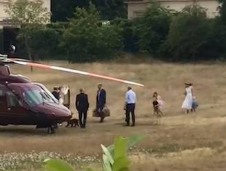 IN BEELD. Kate en William vertrekken op vakantie met de helikopter, en de Queen is daar niet zo blij mee