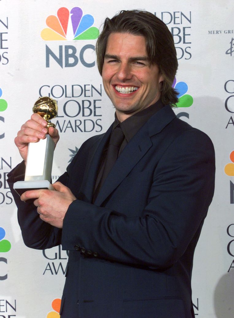 Cruise won een Golden Globe als beste acteur voor zijn rollen in 'Born On The Fourth Of July' (1990) en 'Jerry Maguire' (1997). Hij sleepte het beeldje als beste ondersteunende acteur in de wacht dankzij zijn optreden in 'Magnolia' (2000). (zie foto) Beeld REUTERS