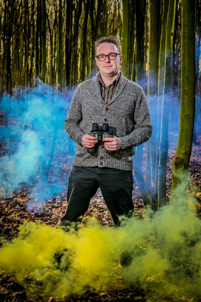 Frederick Delaere: ‘We zijn op onze hoede als mensen meerdere keren een ufo zien. De kans dat je één keer in je leven iets onverklaarbaars ziet, is erg klein.’ Beeld PHOTONEWS/Pieter-Jan Vanstockstr