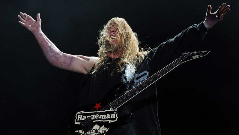 Jeff Hanneman. Beeld getty