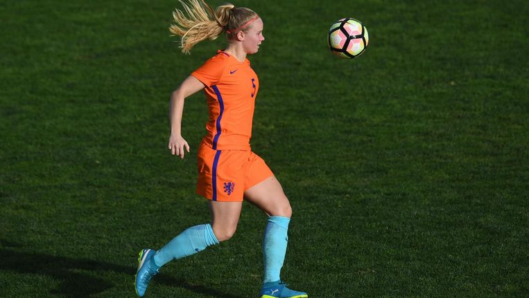 Kika van Es in actie voor Oranje Beeld ANP