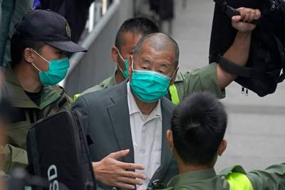 Mediamagnaat Jimmy Lai opgepakt in Hongkong voor helpen van voortvluchtige