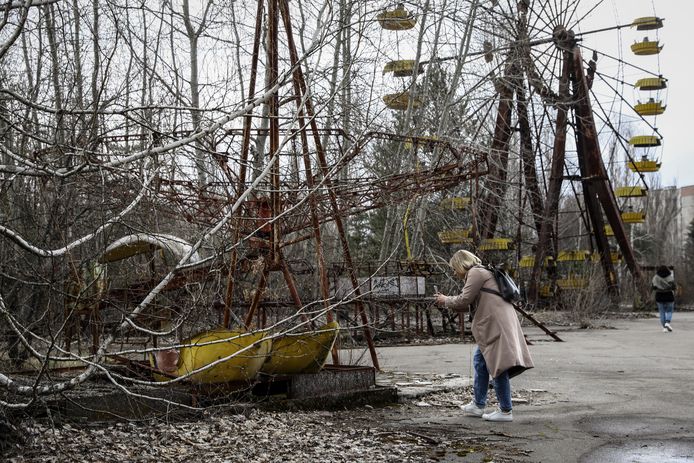 Pripjat ligt vlak bij Tsjernobyl en werd na de kernramp een spookstad omdat niemand er nog mocht wonen.