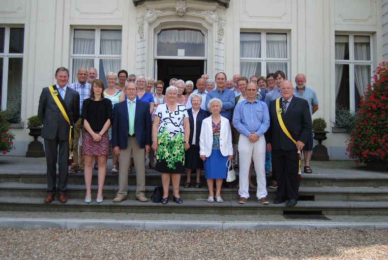 Gouden feest voor vroegere conciërge gemeentehuis Evergem Regio HLN