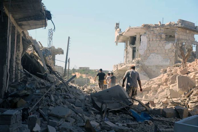 Sinds de start van het luchtoffensief in april zijn in de regio van Idlib al minstens 900 burgers gedood.